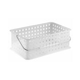 Plastic Storage Organizer Basket with Handle